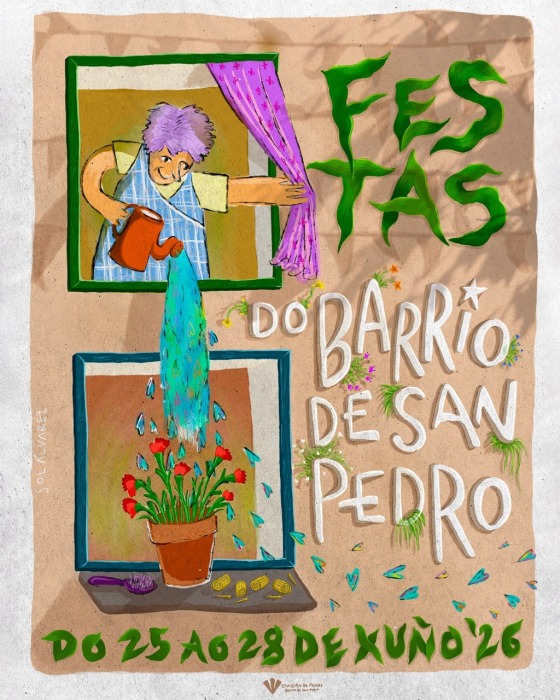 Xa temos a imaxe das XXIII Festas do Barrio de San Pedro