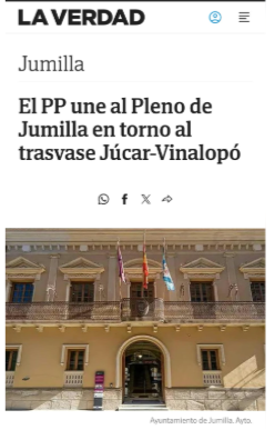 ❌TAMBÉ VOLEN L'AIGUA DEL XÚQUER PER A MÚRCIA