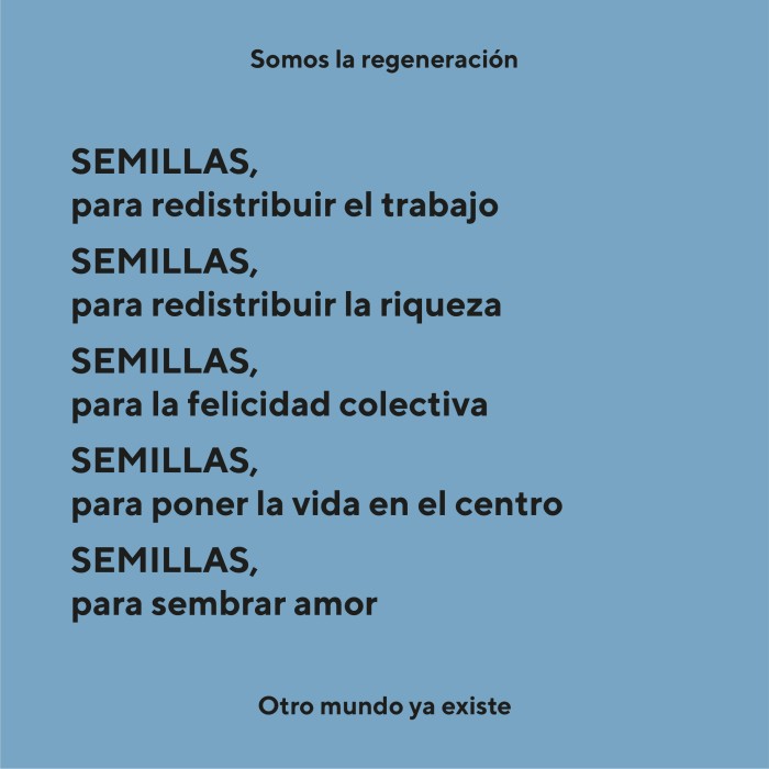 ¿Semillas para qué?