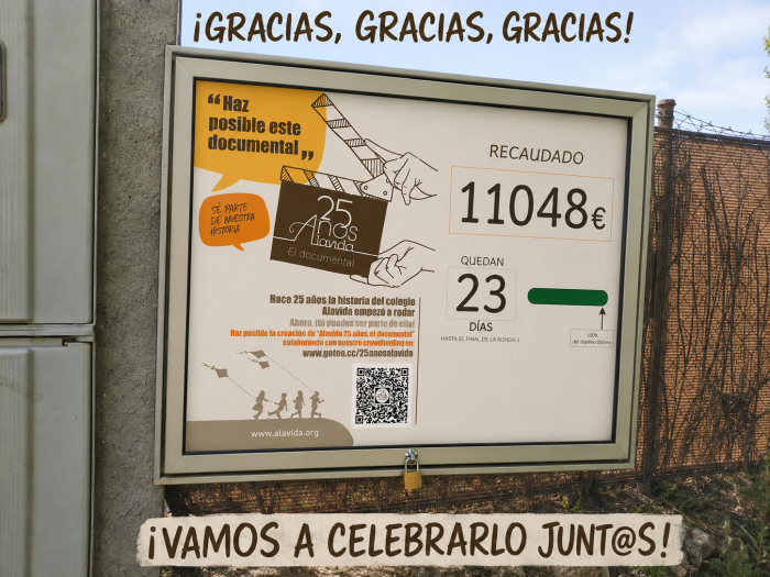 ¡LO LOGRAMOS! ¡GRACIAS POR CREER EN ESTE SUEÑO!