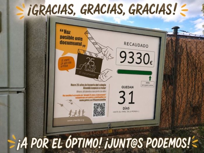 ¡Hemos logrado nuestro primer hito!